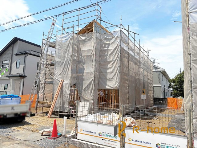 水戸市赤塚1丁目2期　新築戸建て　3号棟の外観|ご予約を頂ければ、『平日』はもちろん『早朝』や『夜間』もご見学可能です♪お気軽にお申し付けください♪