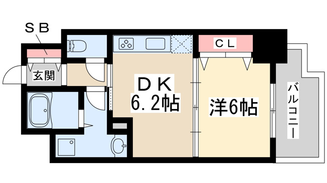 【間取り】 | エステムコート新大阪10ザ・ゲート