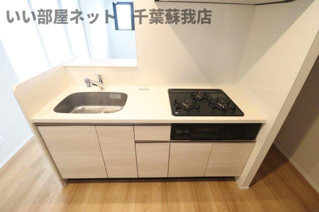 Grand Vertのキッチン|コンパクトなキッチンで掃除もラクラク