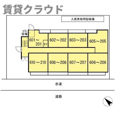 Grand Vertの区画図