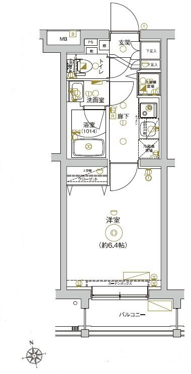 Le'aMARKS東白楽の間取り