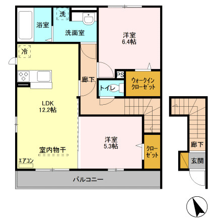 【間取り】 | 未来樹（ゆめのき）壱号棟（D-ROOM）