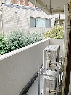 クレール碑文谷のバルコニー