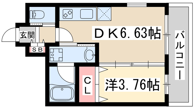 【間取り】 | 江坂プライマリーワン