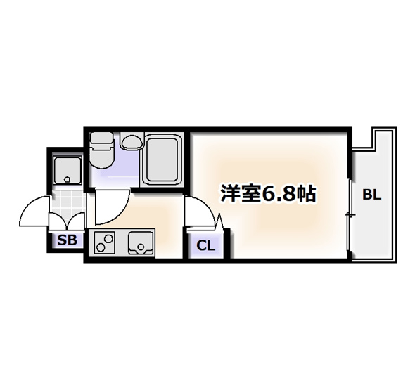 【間取り】 | CLASS HILLS 難波南