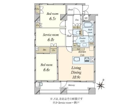 グランステューディオ中目黒の間取り