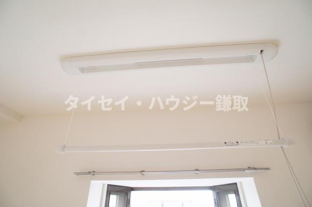 オーシャンビュー参番館の内装|室内物干し♪