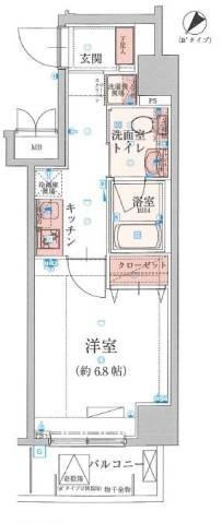 リヴシティ向島ツリービューの間取り