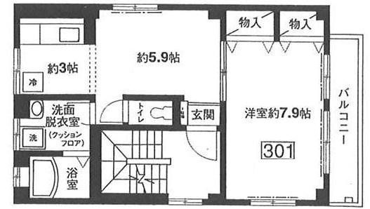 アデッソ学芸大  の間取り
