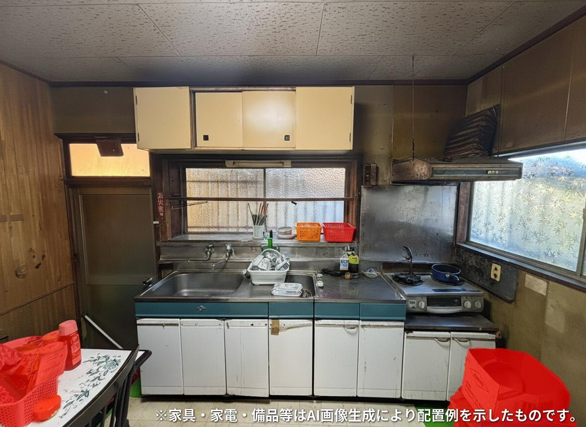 八街市八街ほ　車庫付き中古戸建のキッチン