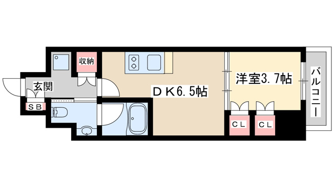【間取り】 | ザ・パークハビオ塚本