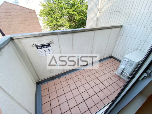 ラ・クレール下北沢のバルコニー