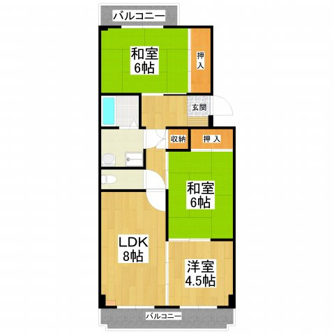 【間取り】 | プレステージ北野田