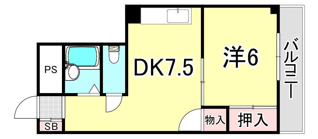 エスペラール武庫之荘の間取り