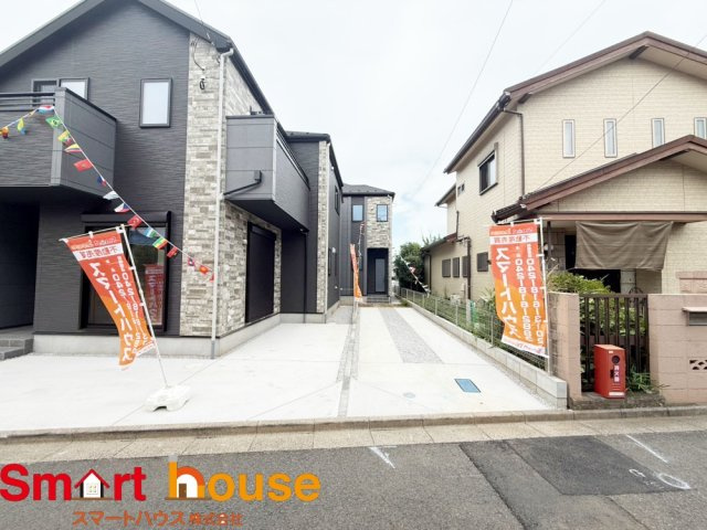 東村山市青葉町　新築2棟の前面道路含む現地写真