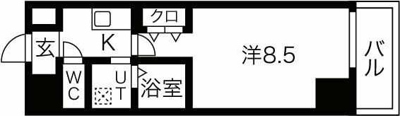フォーリアライズ千林ヴァロの間取り|フォーリアライズ千林ヴァロ　間取り