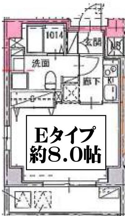 マークス横濱浅間町の間取り