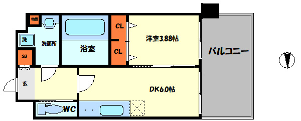 プレジオ関目の間取り|プレジオ関目　間取り