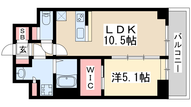 【間取り】 | スプランディッド江坂3
