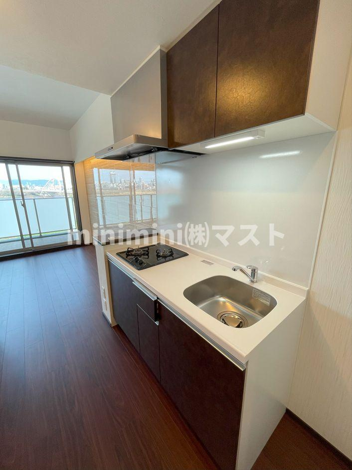 大阪市北区本庄東３丁目の賃貸マンションのキッチン