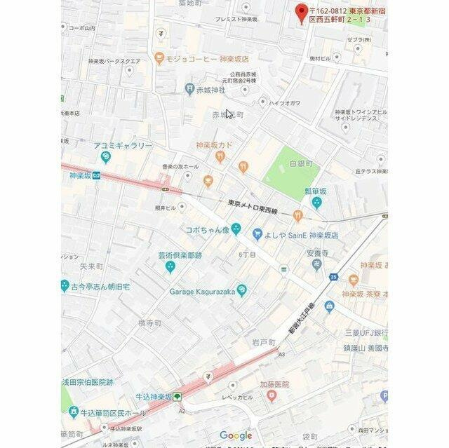 ＺＥＳＴＹ神楽坂Ⅰの地図