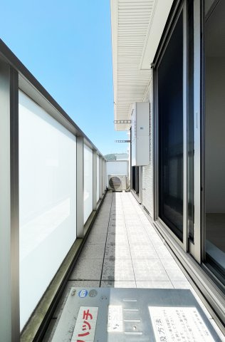 ベレオ新蔵のバルコニー