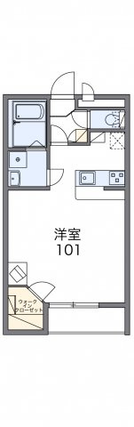 レオパレスキャッスルの間取り|画像2