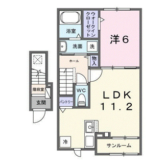 【間取り】 | アンフィニ　アムールⅠ | 間取図