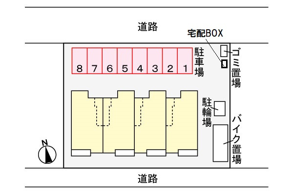 ソル・サリエンテの駐車場|駐車場