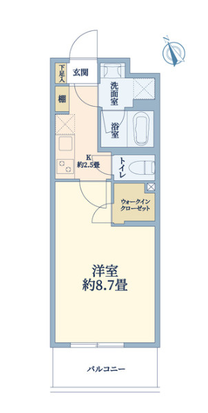 ウェルスクエア万代東の間取り|ウェルスクエア万代東　間取り
