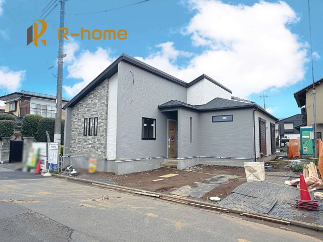 水戸市千波町5期　新築戸建て　1号棟の外観|ご予約を頂ければ、『平日』はもちろん『早朝』や『夜間』もご見学可能です♪お気軽にお申し付けください♪
