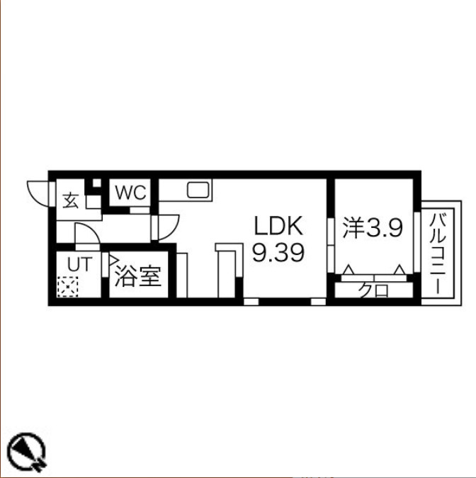 storia栄生の間取り