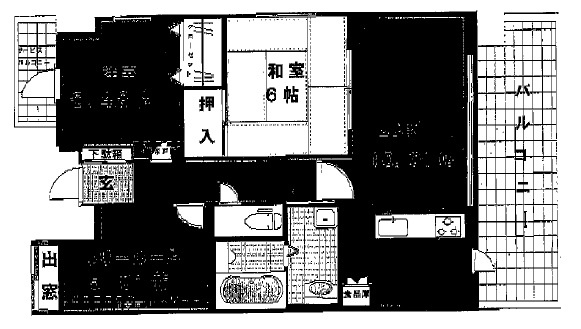 シャトーアネックスの間取り