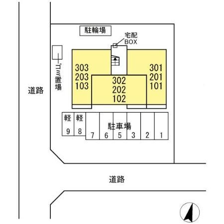 シャロットの区画図