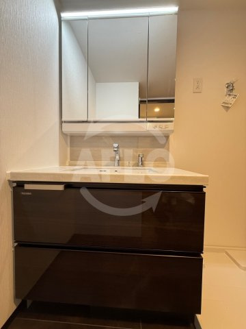 プレジオ北浜　中大江小学校区の洗面所|プレジオ北浜　洗面所