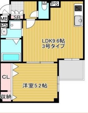 Urban Court Fuseの間取り