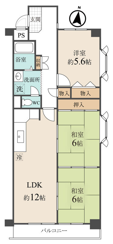 ベルヴィ本山中町の間取り