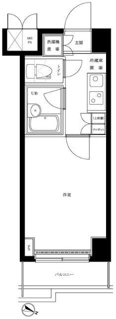 ルーブル西馬込参番館の間取り|間取りです