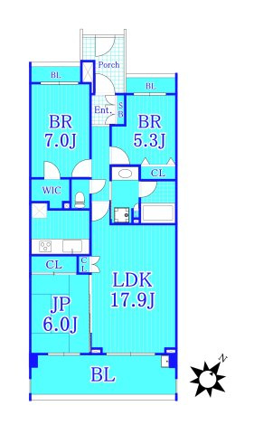 コートヒルズ横濱山手の間取り