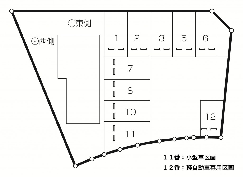 高石市加茂戸建て借屋の区画図