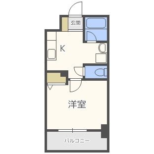 WillDo難波wⅠの間取り