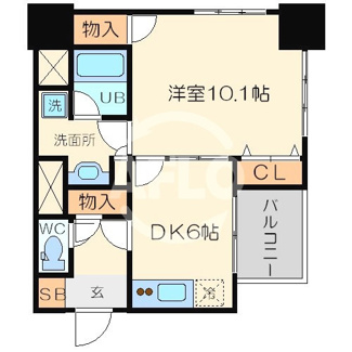 【間取り】 | アルグラッドザタワー心斎橋　南小学校区 | アルグラッドザタワー心斎橋　間取り