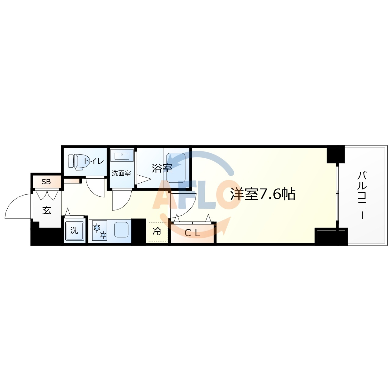 Alivisドーム前（旧ミラージュパレス大阪ドームProsper）の間取り|ミラージュパレス大阪ドームProsper　間取り