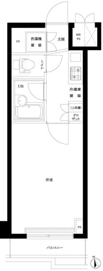 【間取り】 | ルーブル大森八番館