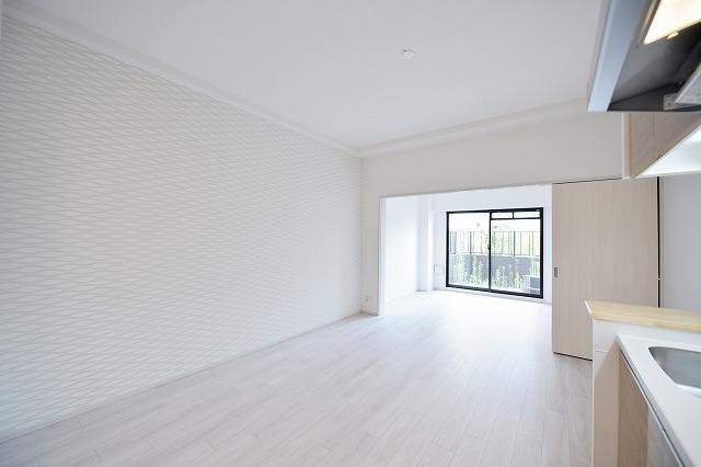 西宮市大屋町の賃貸マンションの居間・リビング