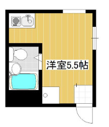 神戸市中央区二宮町２丁目の賃貸マンションの間取り