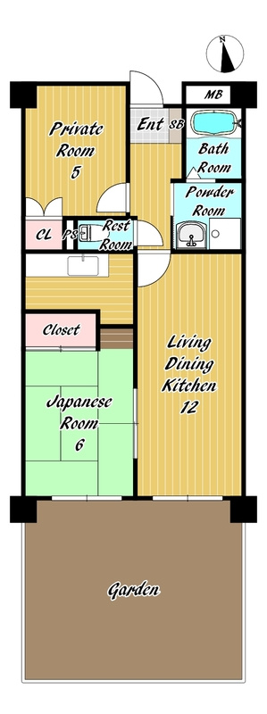西宮エバーグリーンの間取り