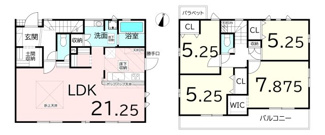 【間取り】 | 葛城市林堂 2期 全3棟 3号棟