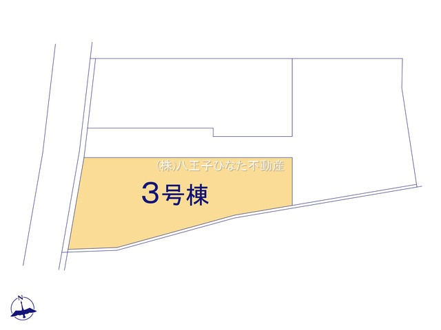 『八王子市新築戸建て』八王子市川口町3287-5【仲介手数料無料】　２４−６期の区画図|～仲介手数料無料☆八王子ひなた不動産～八王子市川口町　新築戸建て