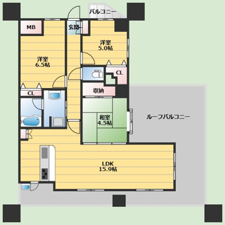 【間取り】 | フュージョンコート豊中千里園
